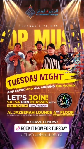 AL JAZEERAH LOUNGE JAKARTA - POP MUSIC