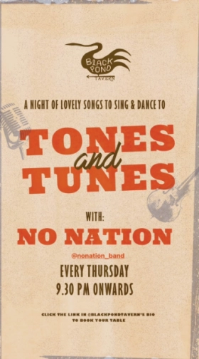 BLACK POND TAVERN JAKARTA - TONES AND TUNES