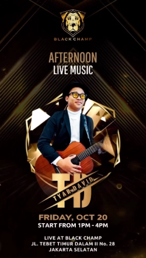 BLACK CHAMP JAKARTA - AFTERNOON LIVE MUSIC