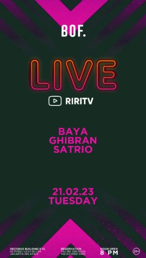 BACKROOM ON FIFTH JAKARTA - LIVE