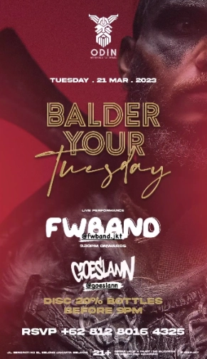 ODIN JAKARTA - BALDER YOUR TUESDAY