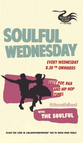 BLACK POND TAVERN JAKARTA - SOULFUL WEDNESDAY