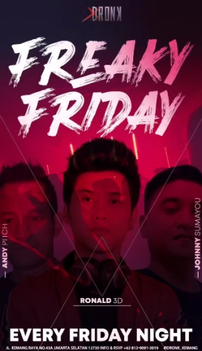 XDRONK JAKARTA - FREAKY FRIDAY