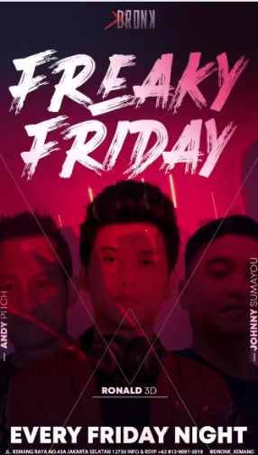 XDRONK JAKARTA - FREAKY FRIDAY