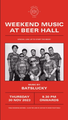 BEER HALL JAKARTA - THURSDAY