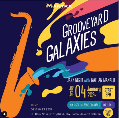 MANTRA LOUNGE JAKARTA - GROOVEYARD GALAXIES