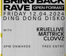 DING DONG DISCO JAKARTA  BRING BACK RAVE