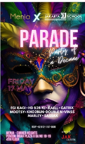 MENJA RESTO & LOUNGE JAKARTA - Parade Party of a Decade