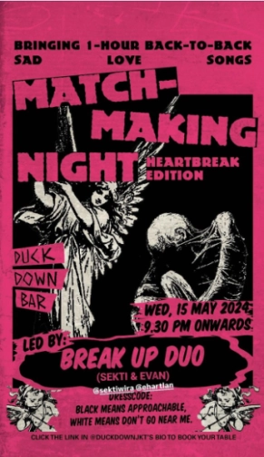 DUCK DOWN JAKARTA - MATCH MAKING NIGHT