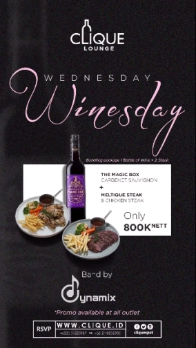 CLIQUE SPOT JAKARTA - WINESDAY