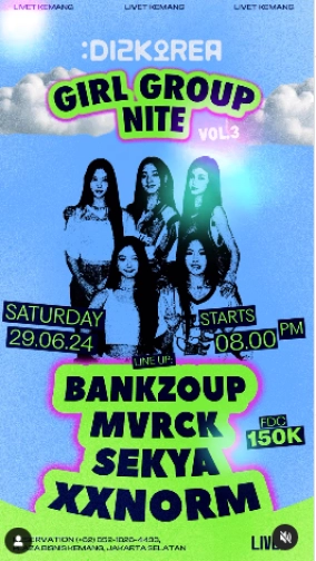 LIVET KEMANG - GIRL GROUP NITE