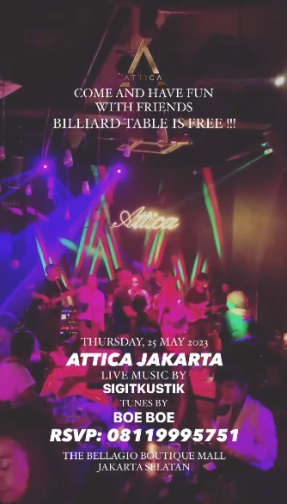 ATTICA JAKARTA - THURSDAY