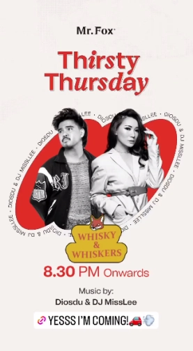 MR FOX JAKARTA - THIRSTY THURSDAY