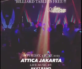 ATTICA JAKARTA  SATURDAY