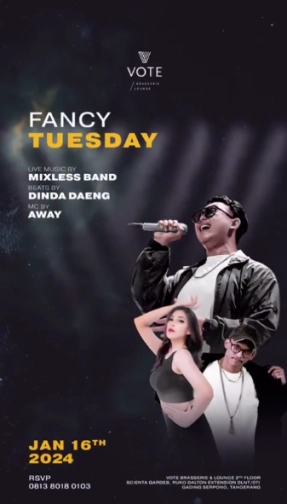 VOTE BAR JAKARTA - FANCY TUESDAY