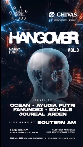 KLOUD SKY DINING & LOUNGE JAKARTA - HANGOVER VOL.3