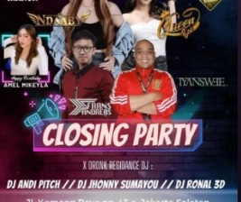 XDRONK JAKARTA  CLOSING PARTY 