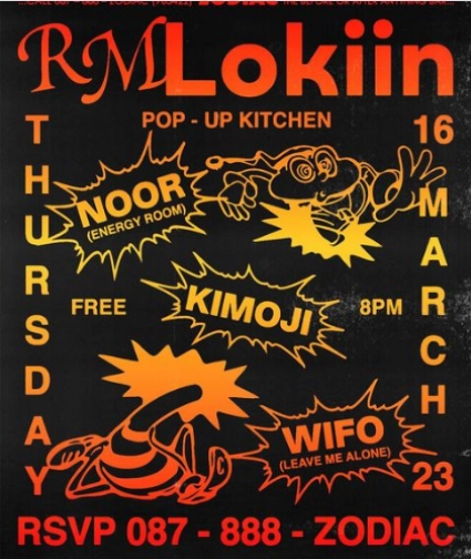 ZODIAC JAKATA - RM LOKIIN POP-UP KITCHEN