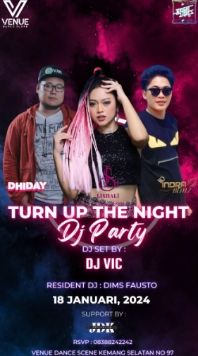 VENUE JAKARTA - TURN UP THE NIGHT