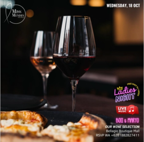 MISS MENDES RESTO JAKARTA - LADIES NIGHT