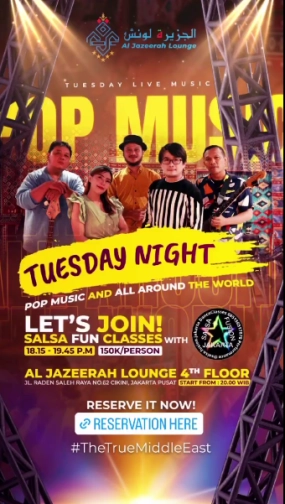 AL JAZEERAH LOUNGE JAKARTA - POP MUSIC