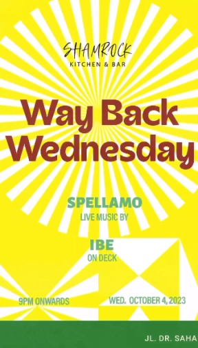 SHAMROCK JAKARTA - WAY BACK WEDNESDAY