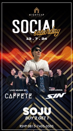 NIGHTCAP JAKARTA - SOCIAL SATURDAY