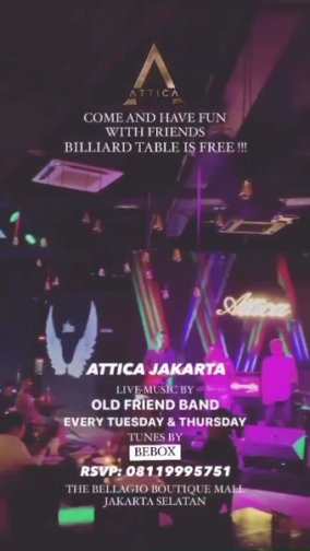 ATTICA JAKARTA - THURSDAY