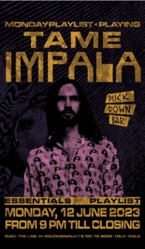 DUCK DOWN JAKARTA - TAME IMPALA