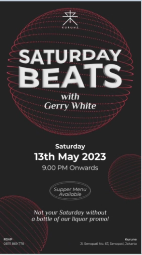 KURUNE JAKARTA - SATURDAY BEATS