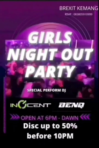 BREXIT JAKARTA - GIRLS NIGHT OUT PARTY