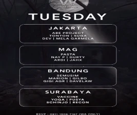 W SUPERCLUB GATSU JAKARTA  TUESDAY