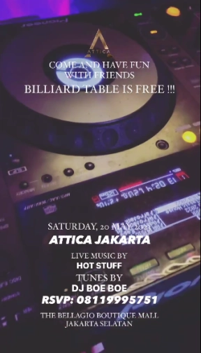 ATTICA JAKARTA - SATURDAY