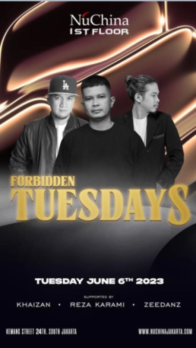 NU CHINA JAKARTA - FORBIDDEN TUESDAYS