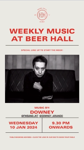 BEER HALL JAKARTA - WEDNESDAY