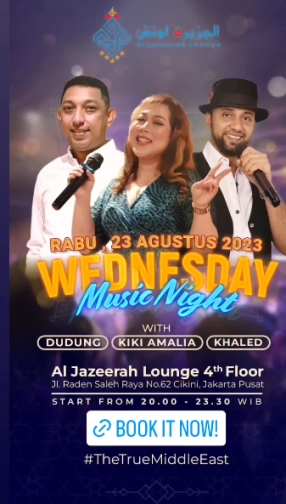 AL JAZEERAH LOUNGE JAKARTA - WEDNESDAY MUSIC NIGHT