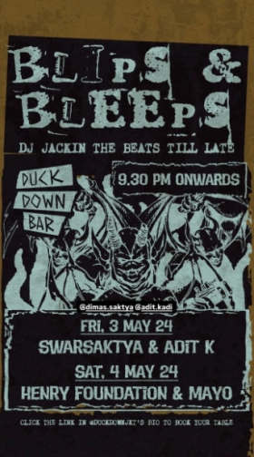 DUCK DOWN JAKARTA - BLIPS & BLEEPS