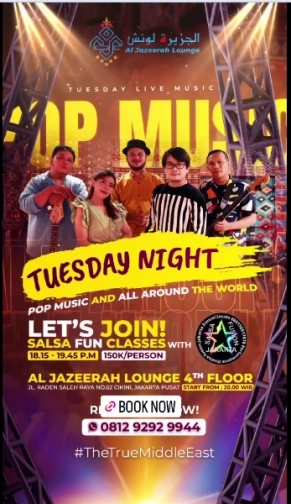 AL JAZEERAH LOUNGE JAKARTA - POP MUSIC