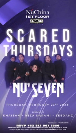 NU CHINA JAKARTA - SCARED THURSDAYS