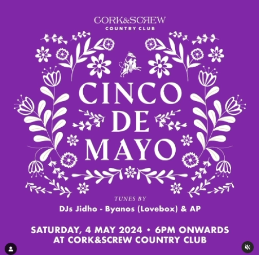 CORK&SCREW COUNTRY CLUB - CINCO DE MAYO