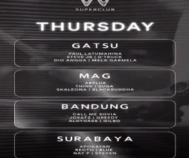 W SUPERCLUB MAG JAKARTA  THURSDAY