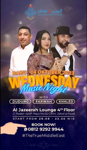 AL JAZEERAH LOUNGE JAKARTA - WEDNESDAY MUSIC NIGHT