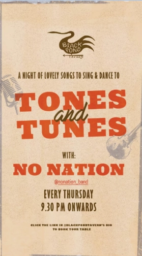 BLACK POND TAVERN JAKARTA - TONES AND TUNES