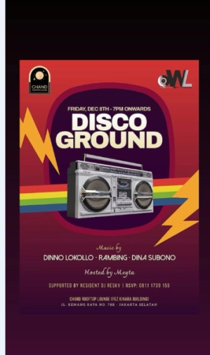 CHAND ROOFTOP LOUNGE JAKARTA - DISCO GROUND