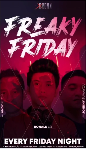 XDRONK JAKARTA - FREAKY FRIDAY