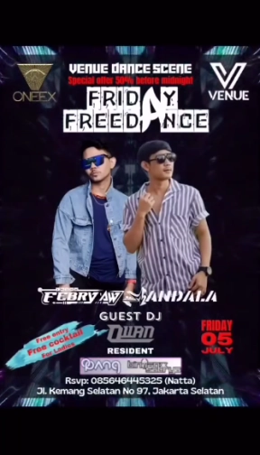 VENUE JAKARTA - FRIDAY FREEDAMCE