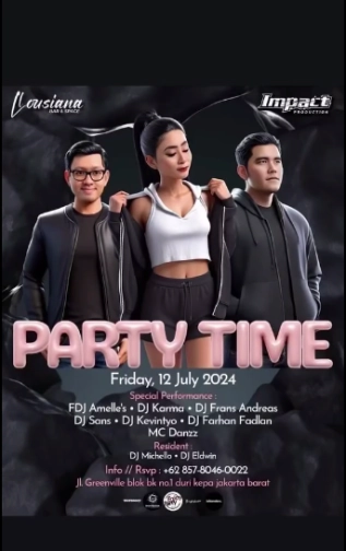 LLOUSIANA BAR JAKARTA - PARTY TIME