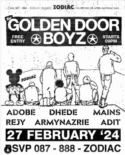 ZODIAC JAKATA - GOLDEN DOOR BOYZ