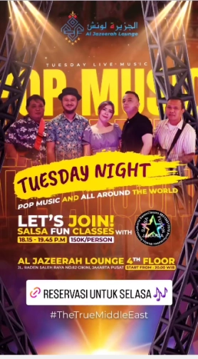 AL JAZEERAH LOUNGE JAKARTA - POP MUSIC