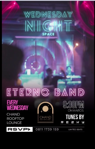 CHAND ROOFTOP LOUNGE JAKARTA - WEDNESDAY NIGHT SPACE